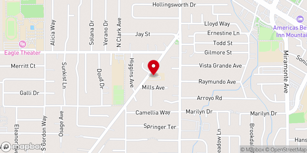 Map showing location of CSI Church of Northern California
