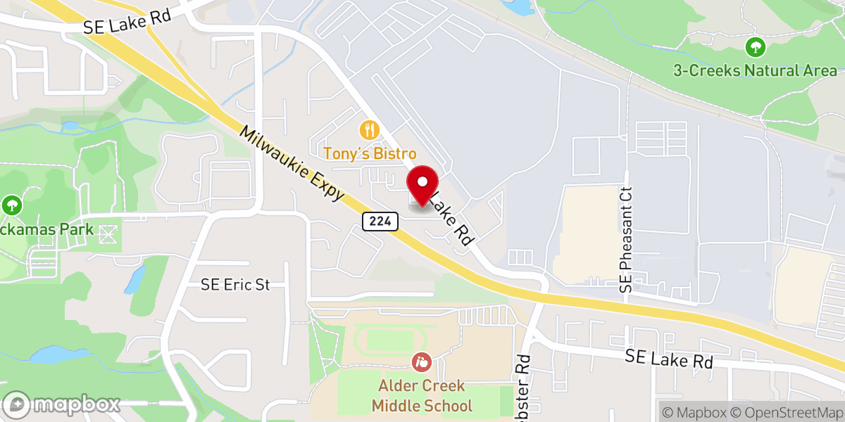 Map showing location of Transformation Center PDX