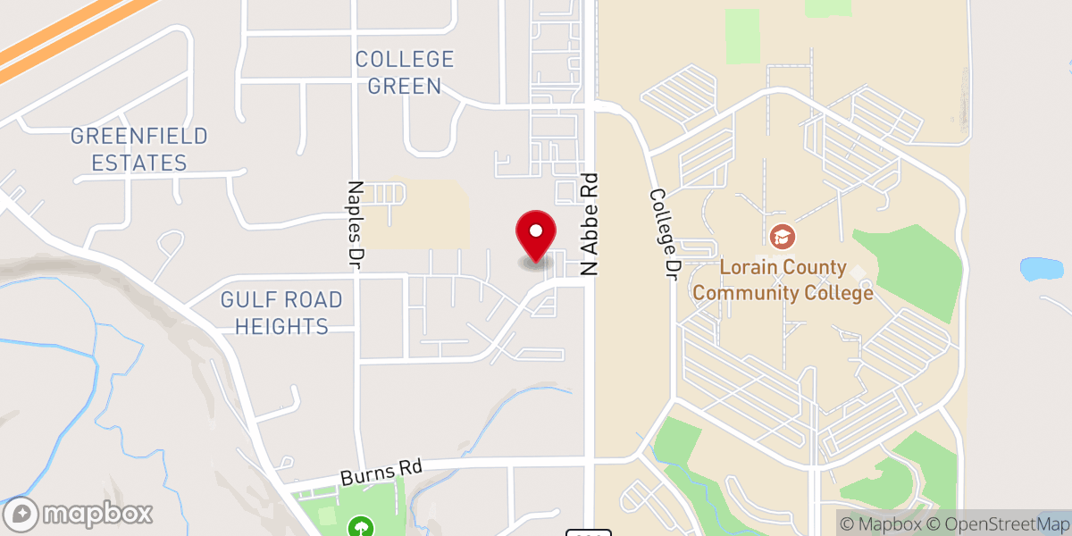Map showing location of College Heights Baptist Church