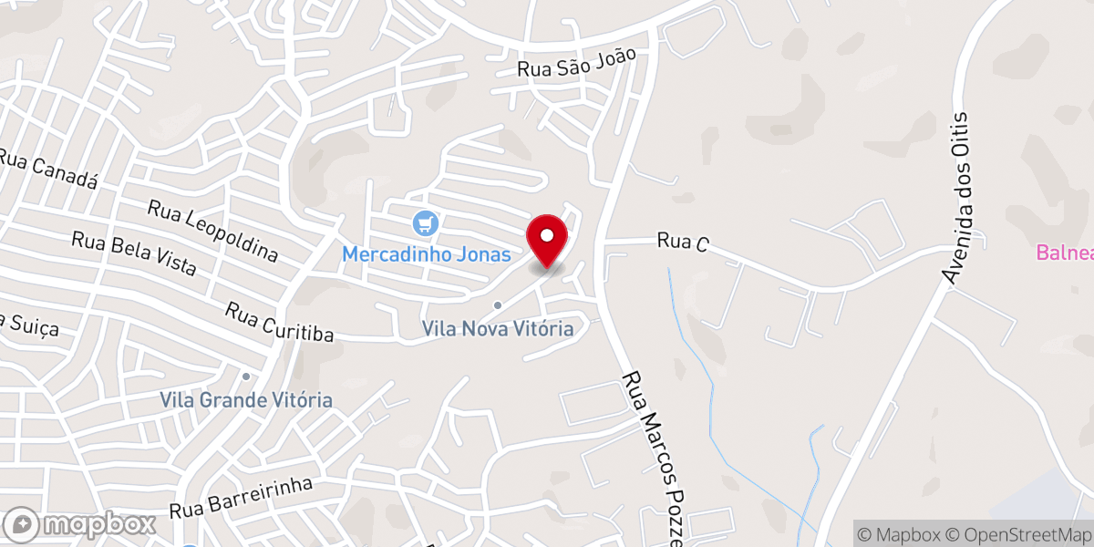 Map showing location of Igreja Pentecostal Jesus Vive