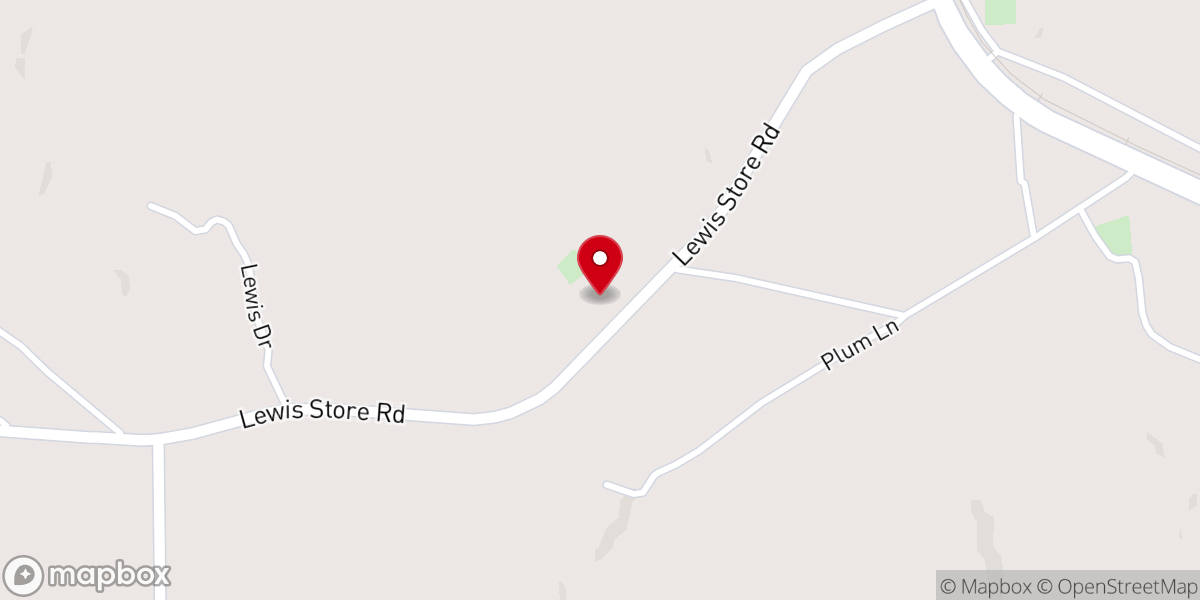 Map showing location of New Home Independent Church