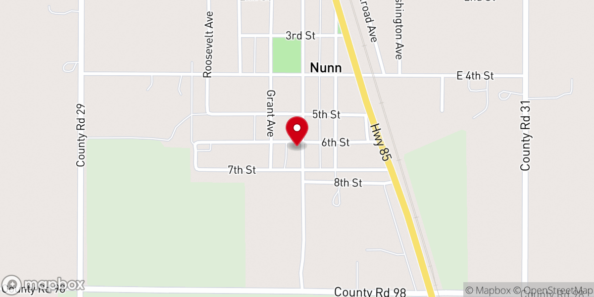 Map showing location of Greenfaith Hemp Services