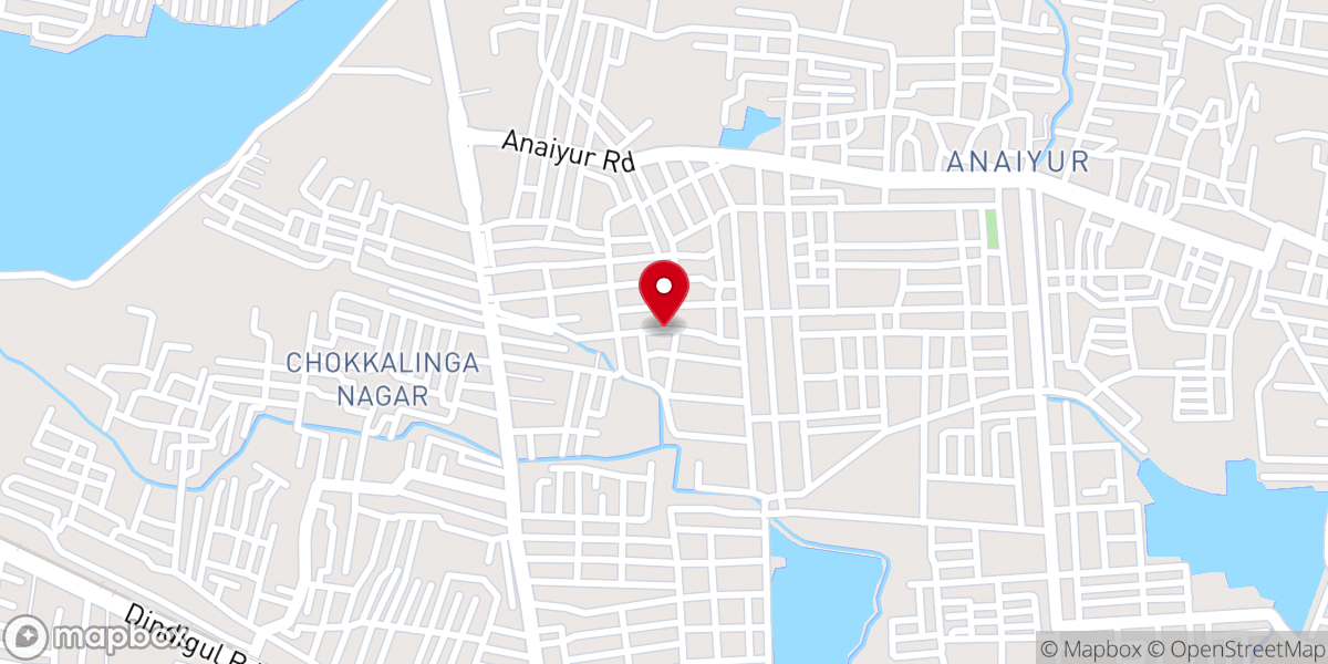 Map showing location of MADURAI CHRISTIAN FELLOWSHIP CHURCH