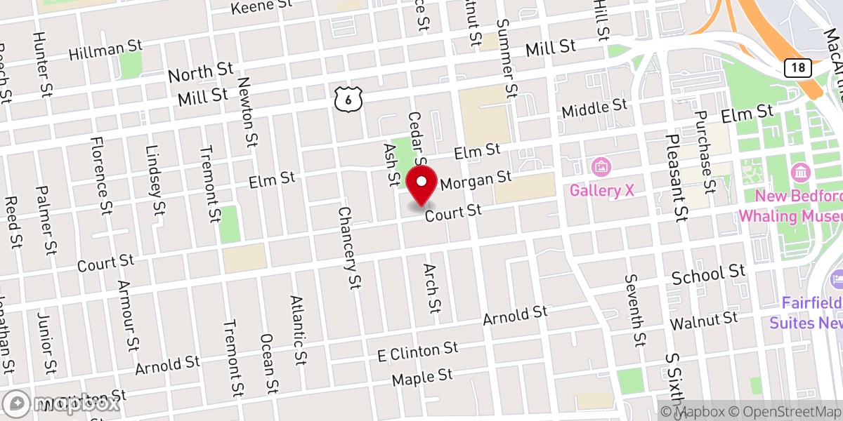 Map showing location of Union Baptist Church