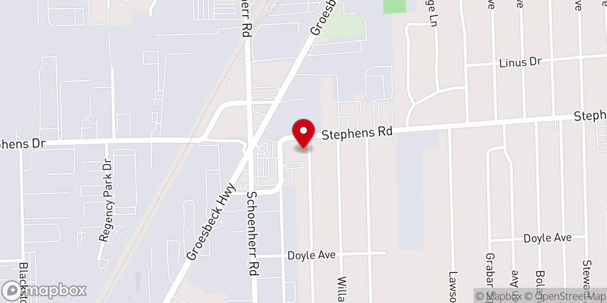 Map showing location of Maranatha Church of God