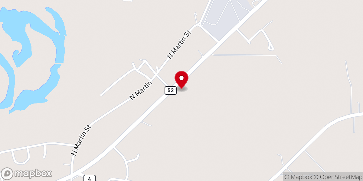 Map showing location of Faith Temple Church