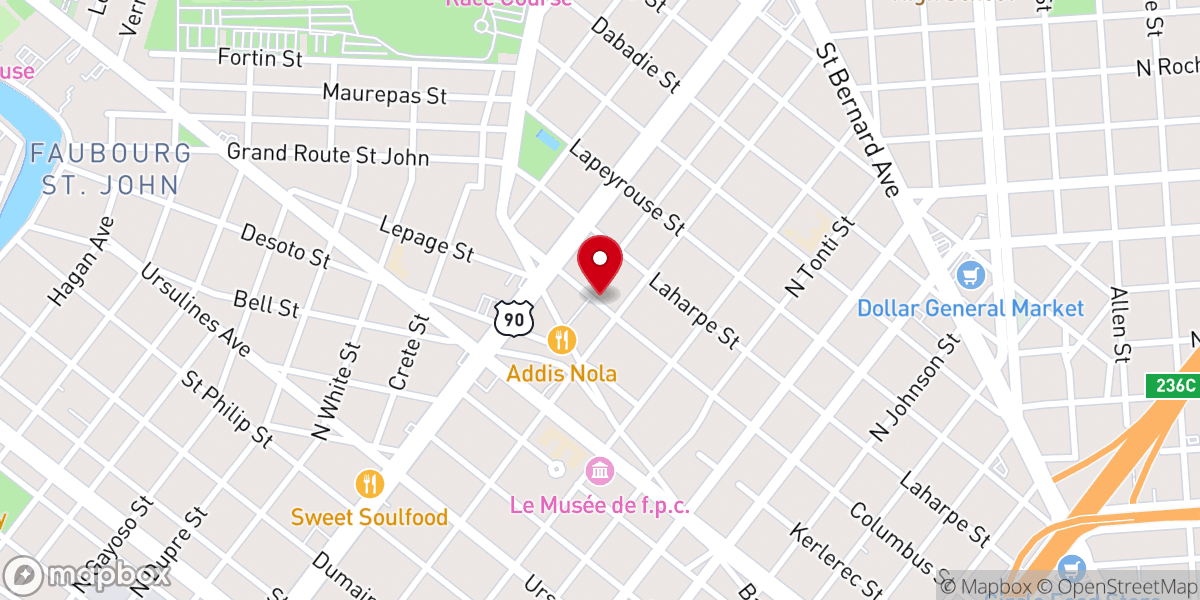 Map showing location of Parish Hall Offices