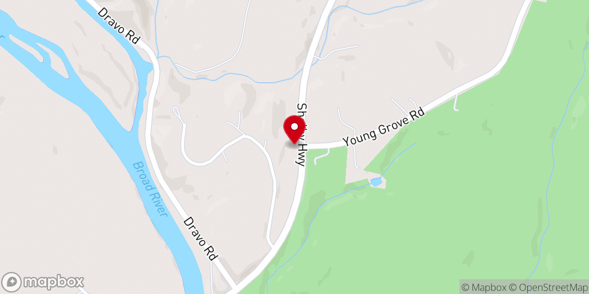 Map showing location of Temple Grain Ministry