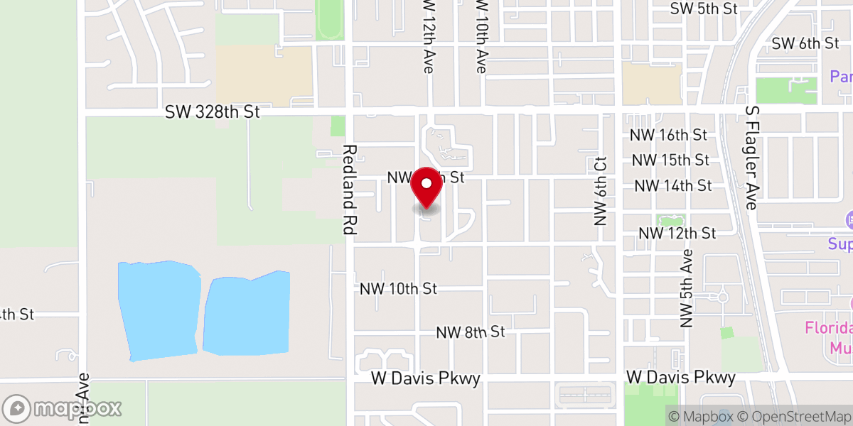 Map showing location of St Matthews Holiness Church