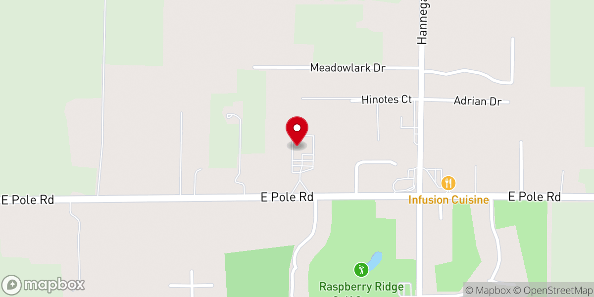 Map showing location of New Life Fellowship