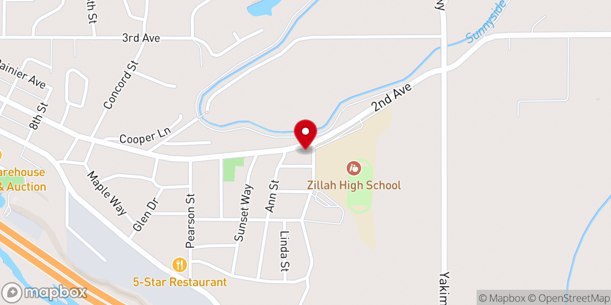 Map showing location of First Baptist Church Sbc