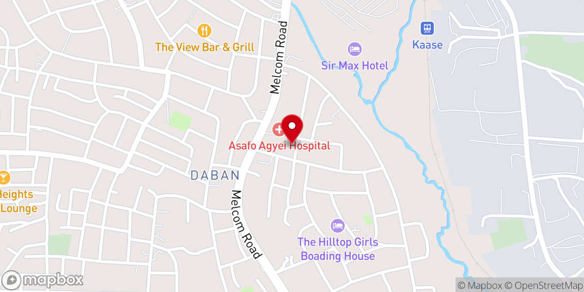 Map showing location of Calvary Redemption Church(The Prayer City)