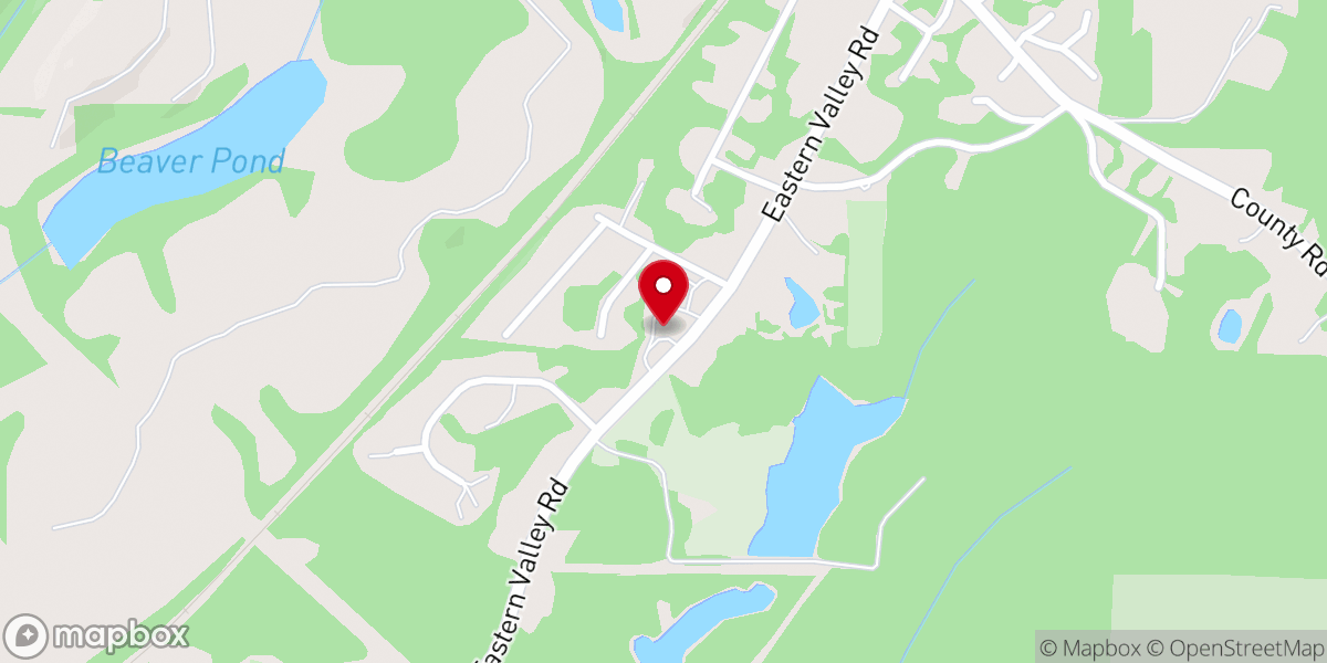 Map showing location of Green Pond Church of God