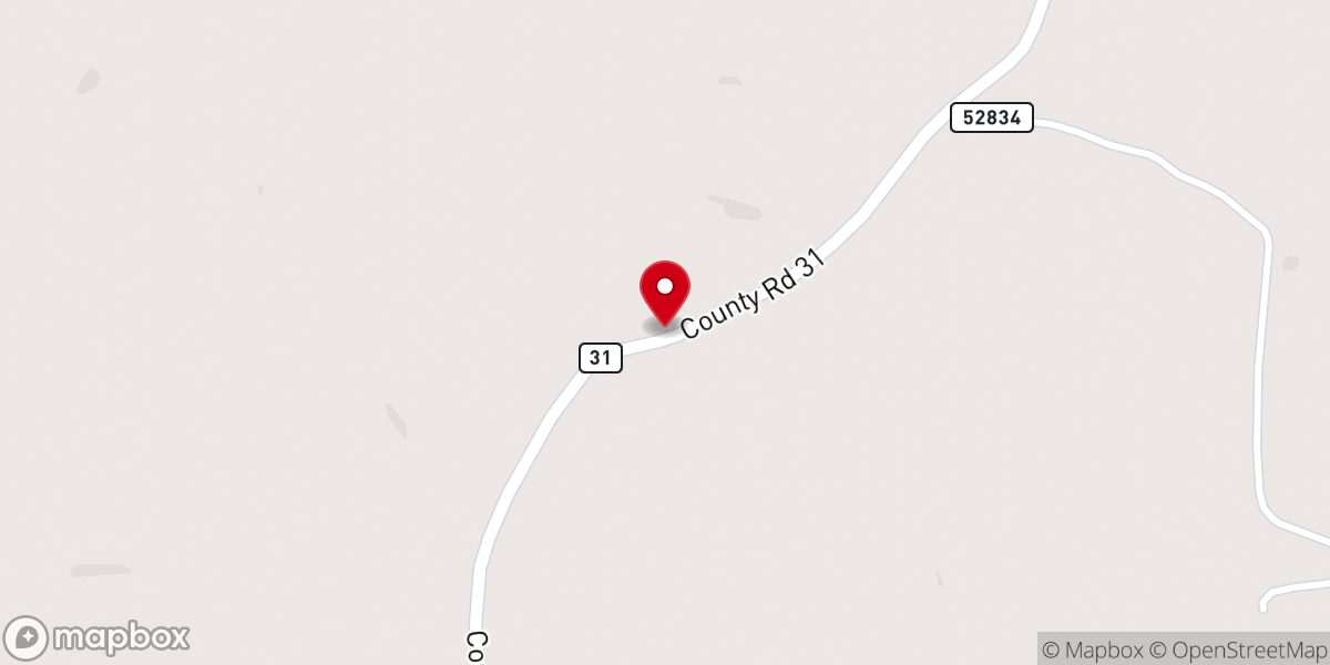 Map showing location of Union Baptist Church