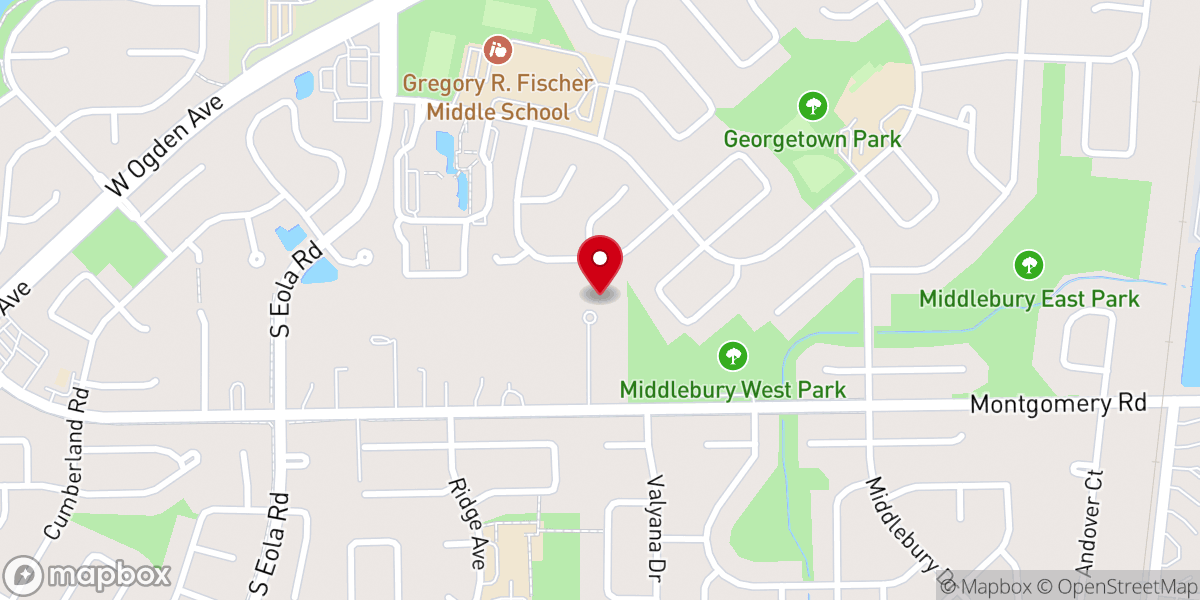 Map showing location of Grace Community Christian Church