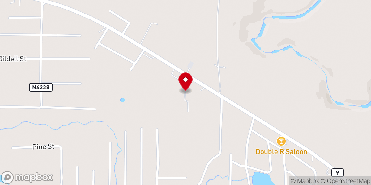 Map showing location of Longtown Full Gospel Church