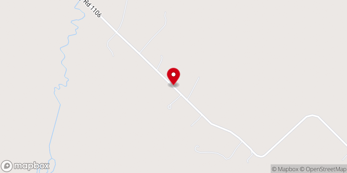 Map showing location of Church of Old Bethel Baptist
