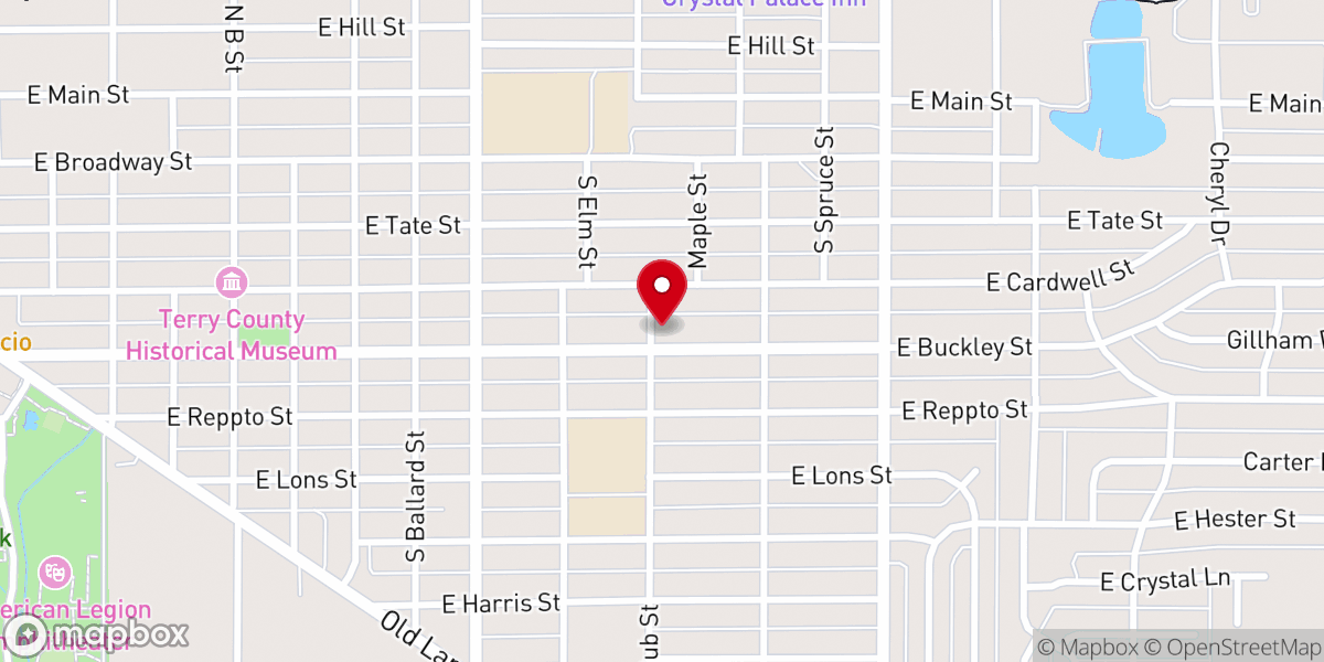 Map showing location of First United Methodist Church Prsng