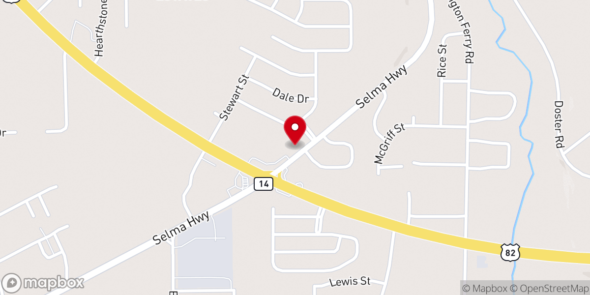 Map showing location of Seasons Church