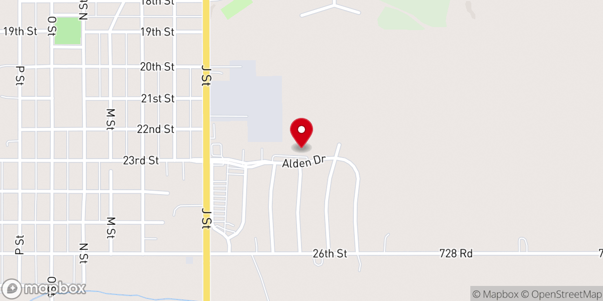 Map showing location of Trinity Lutheran Church