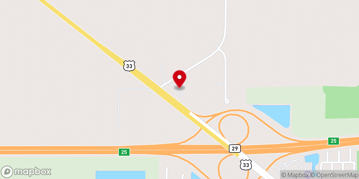 Map showing location of Samaria Missionary Baptist Church
