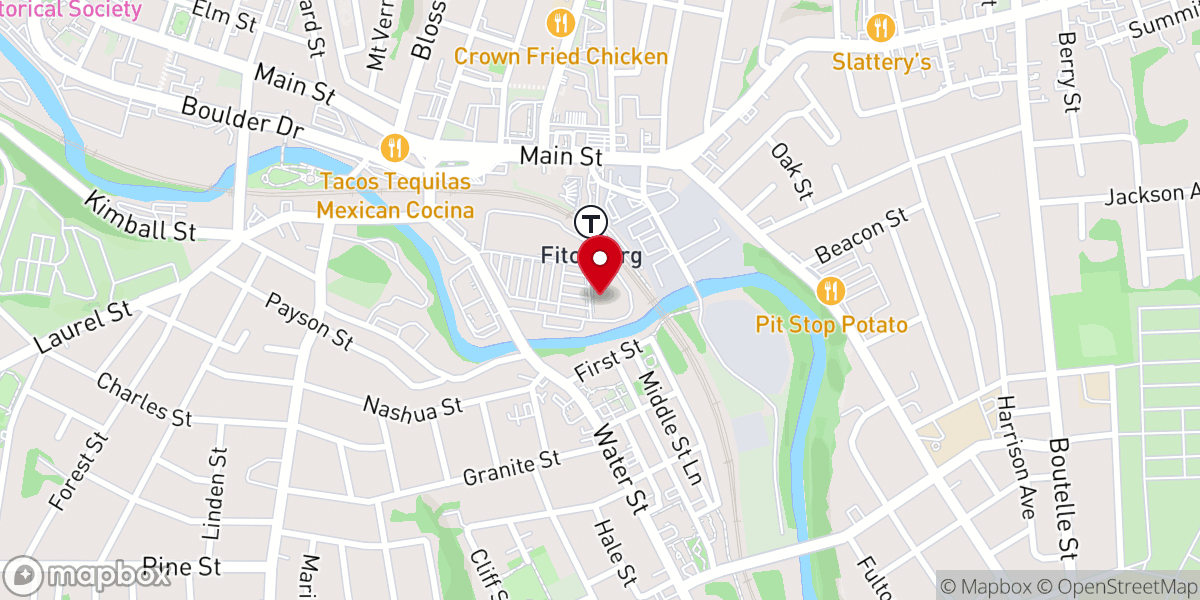 Map showing location of Crunch Fitness - Fitchburg