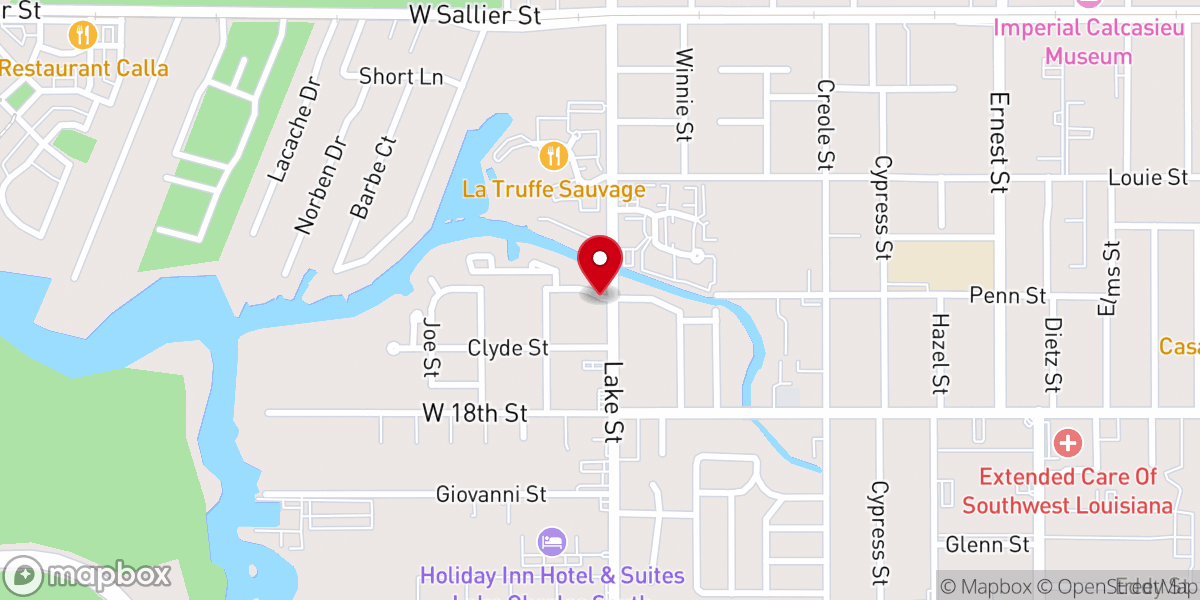 Map showing location of Rose of Sharon Christ Sanctified Holy Church