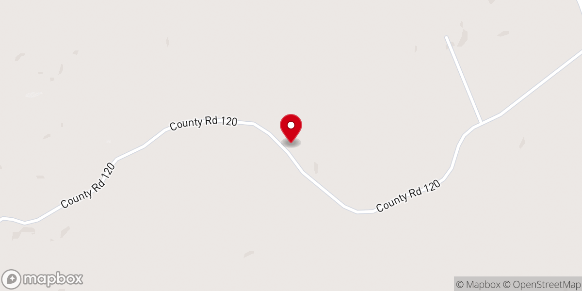 Map showing location of Pleasant Grove MB Church