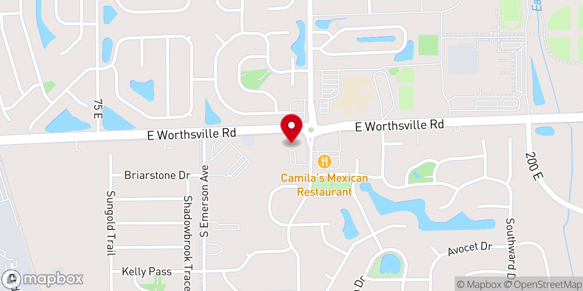 Map showing location of Light of Life Lutheran Church