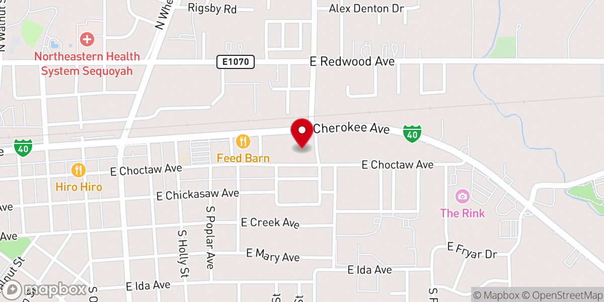 Map showing location of United Faith