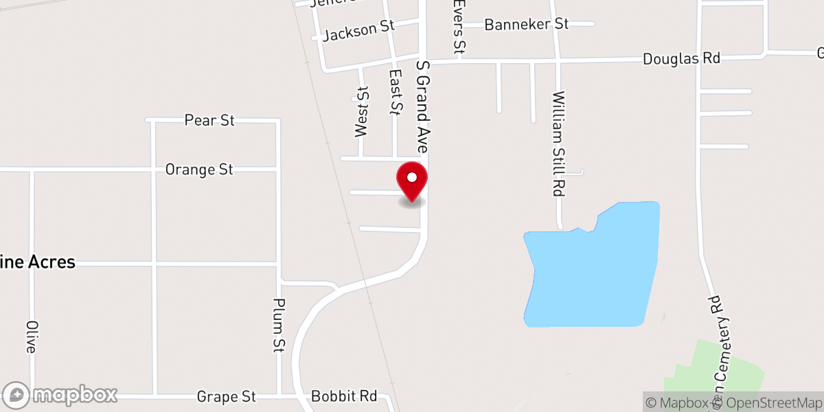 Map showing location of GUIDING LIGHT CHURCH OF GOD IN CHRIST