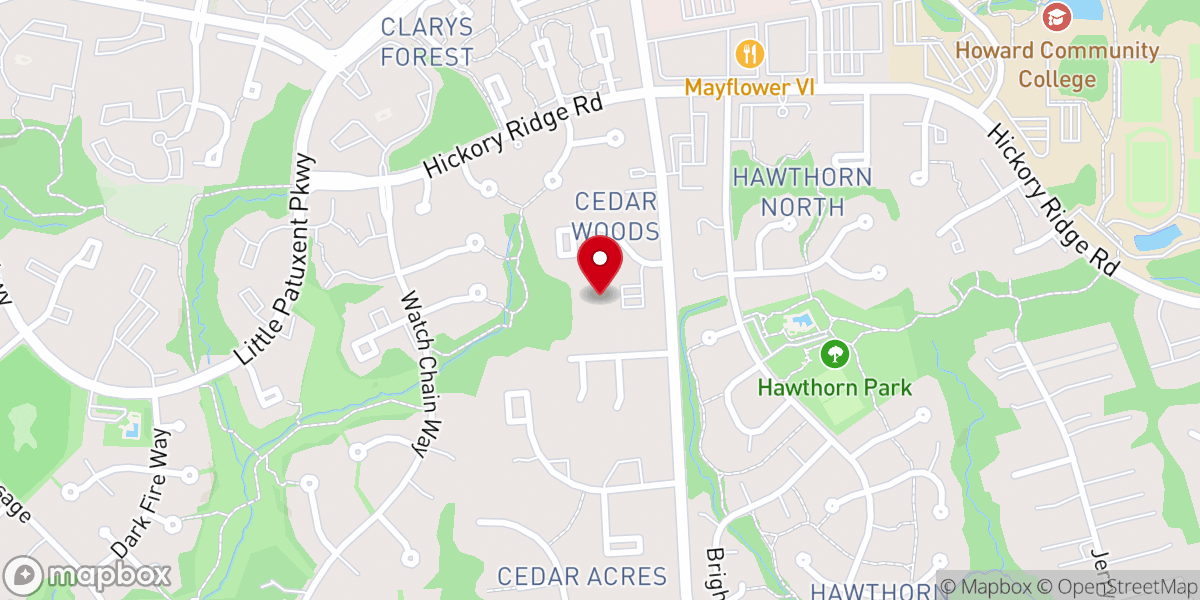 Map showing location of Mount Pisgah AME Church