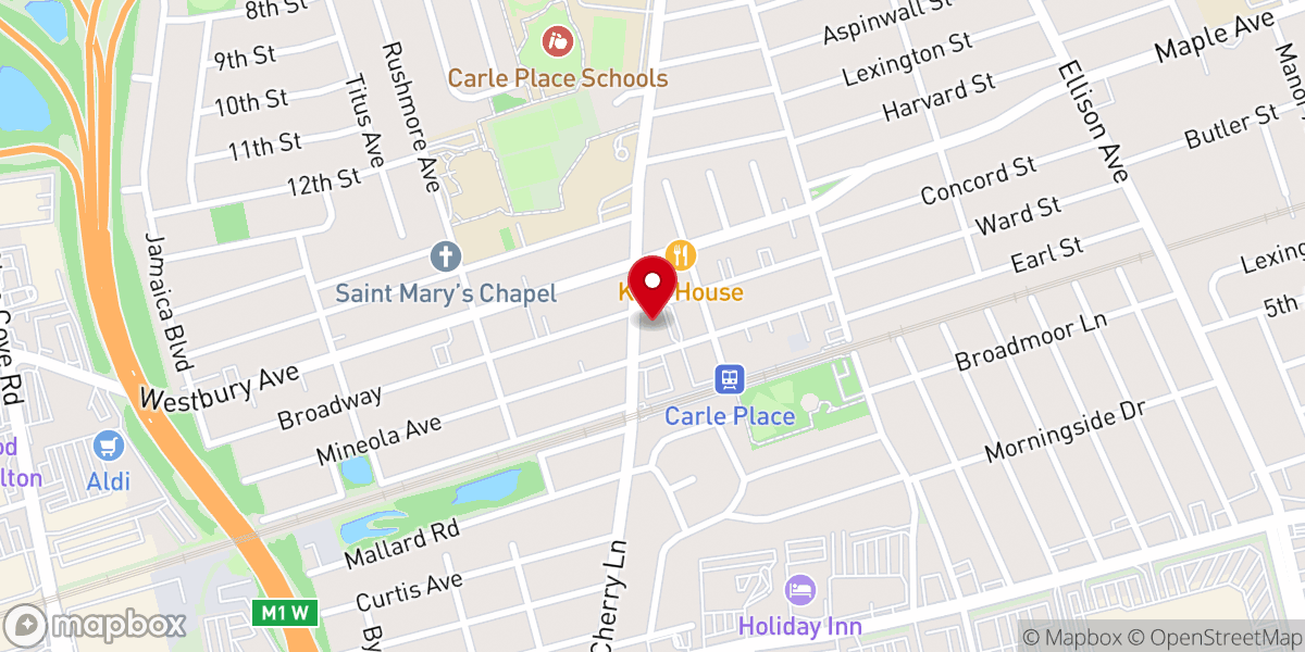 Map showing location of Our Lady of Hope Catholic Church