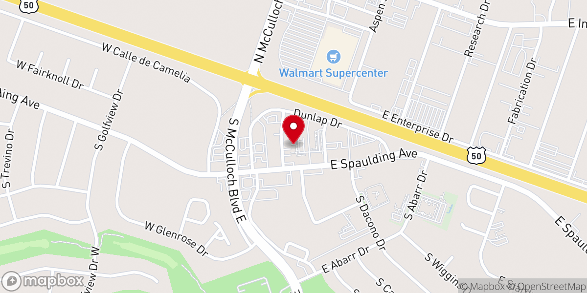 Map showing location of River of Grace Church