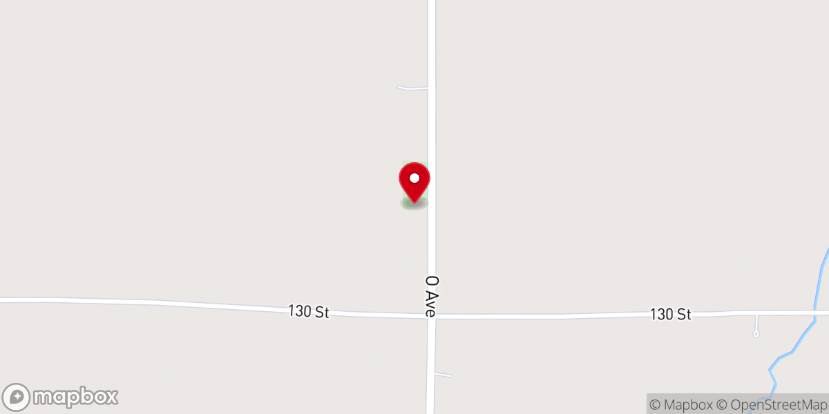 Map showing location of Pilot Grove United Methodist Church