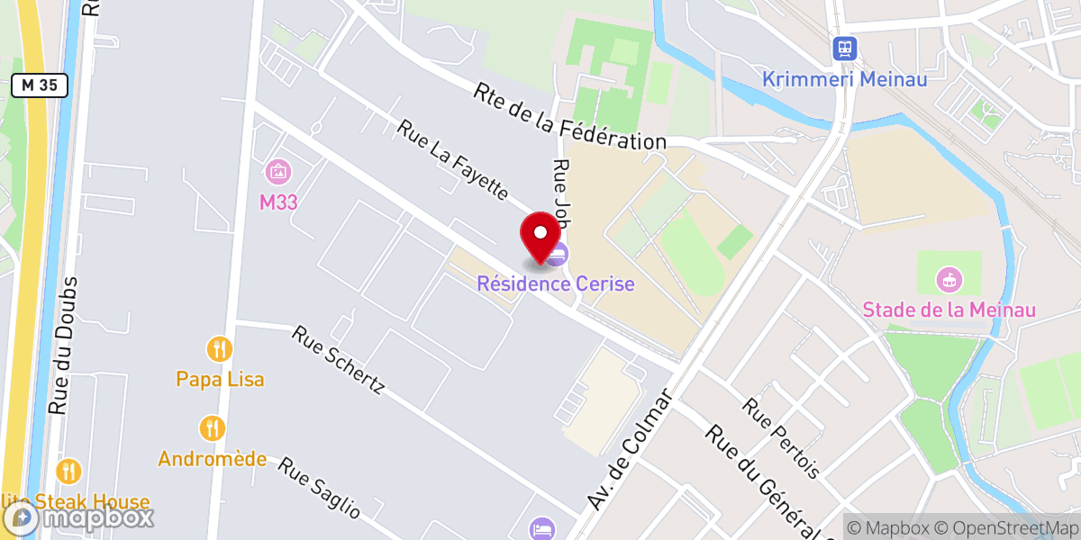 Map showing location of Église de Pentecôte de France(EPF) - Alsace