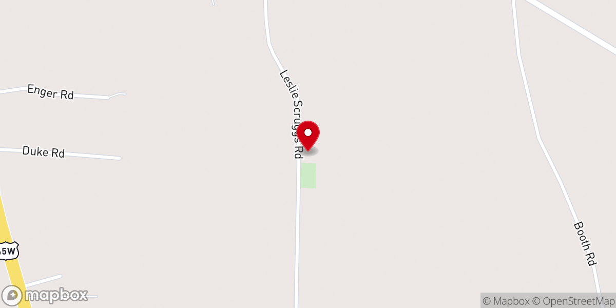 Map showing location of Salem MB Church
