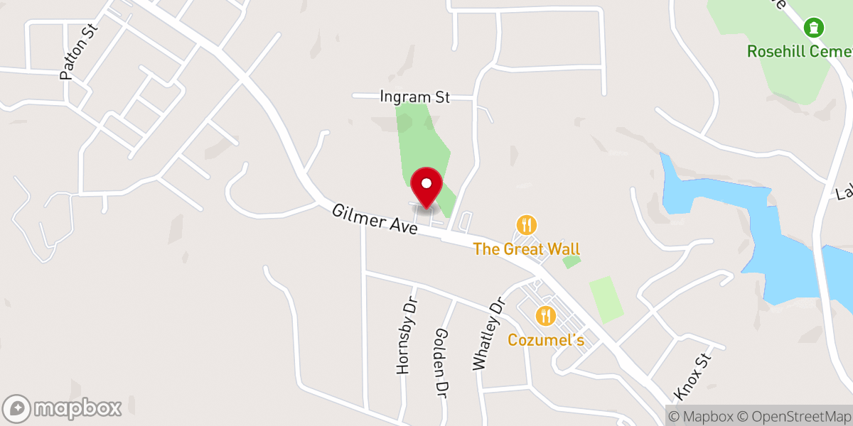 Map showing location of Saint Vincent de Paul Catholic Church, Tallassee