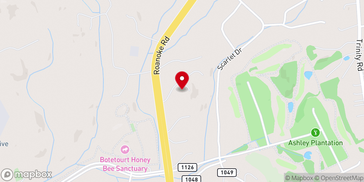 Map showing location of Wellspring Presbyterian Church