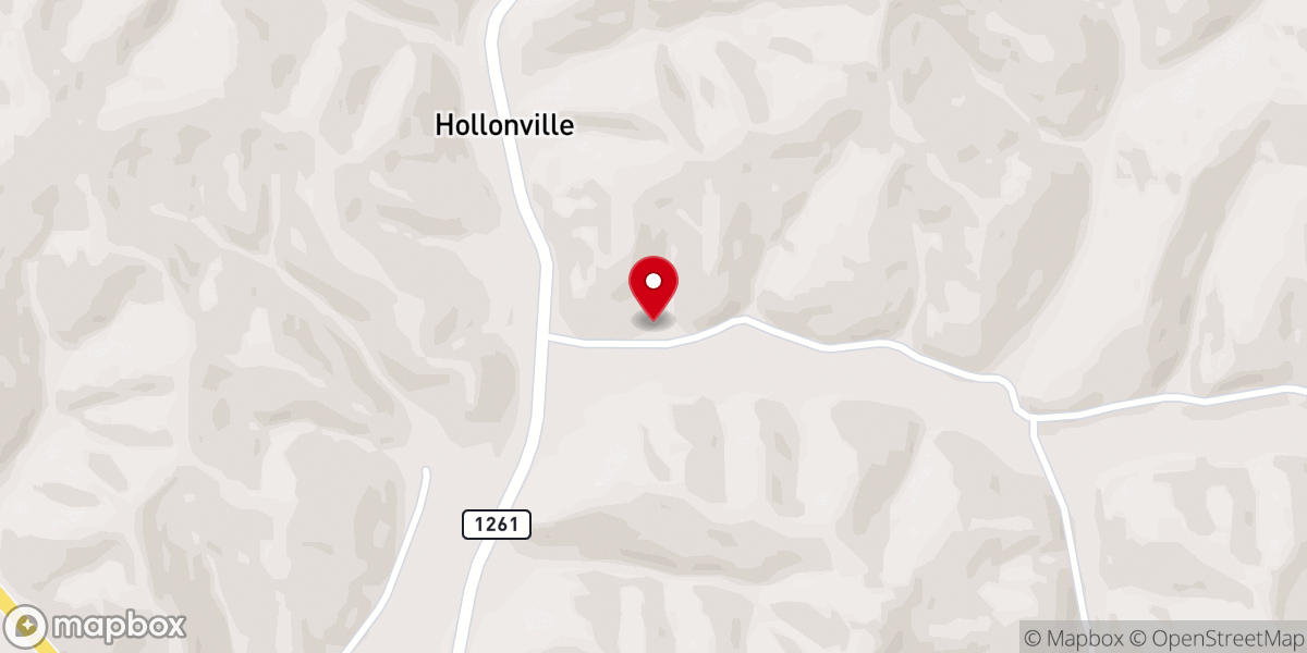 Map showing location of Spring Branch Baptist Church