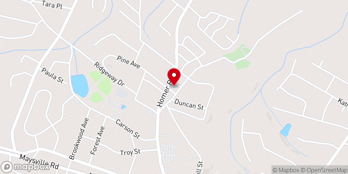 Map showing location of Warren Chapel UMC - Food Distribution Center