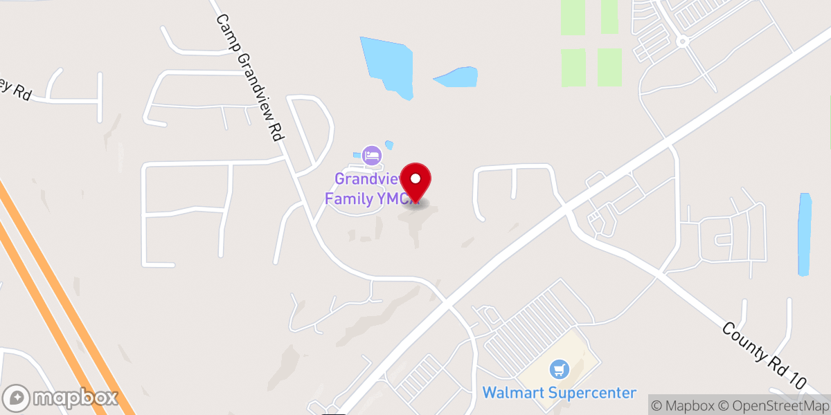 Map showing location of Grace United Methodist Church