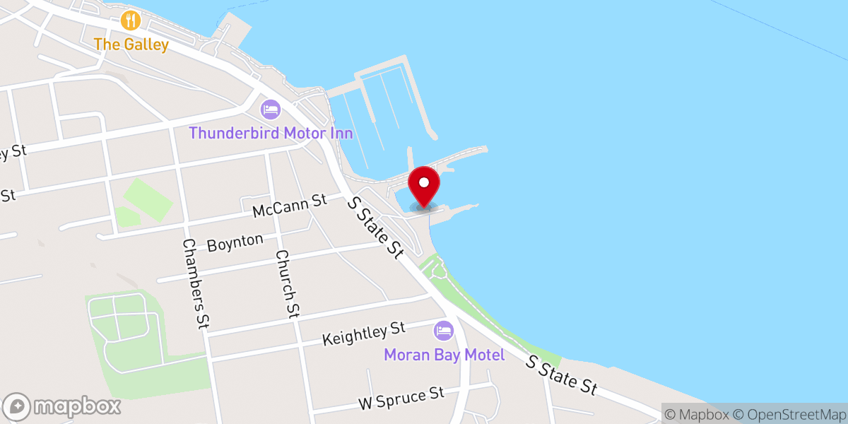 Map showing location of Arnold Transit Company - Railroad Dock PARKING ONLY