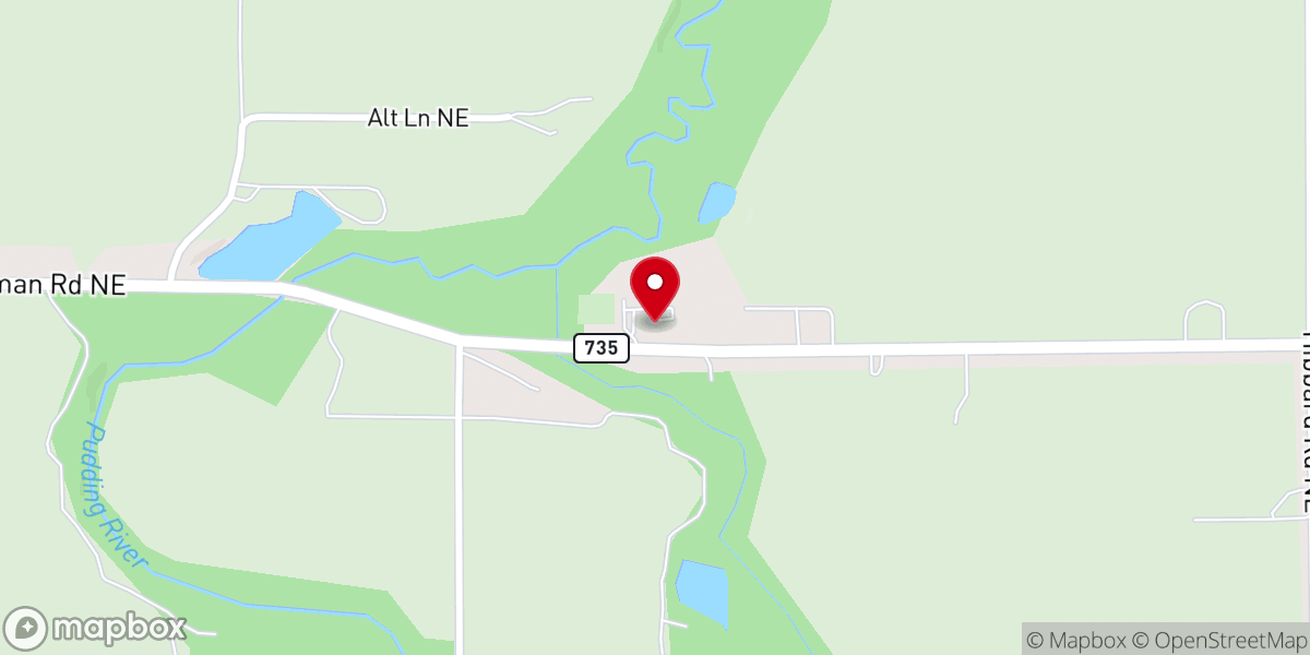 Map showing location of German Apostolic Church
