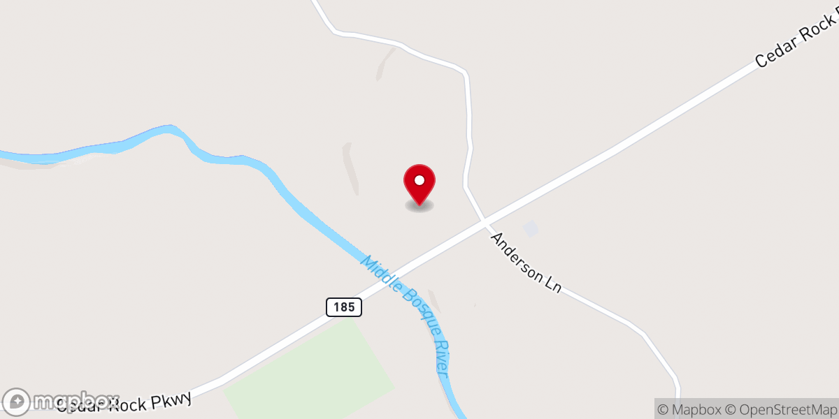 Map showing location of The Bosque