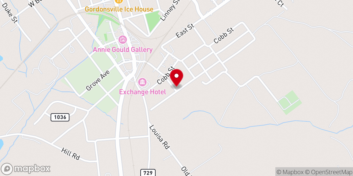 Map showing location of Calvary Seventh-day Adventist Church