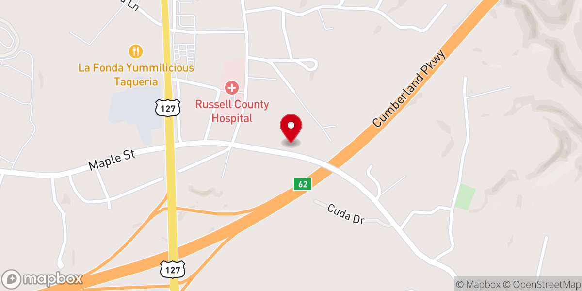 Map showing location of Gran's Place/Irvin Schoolhouse Venue Rental