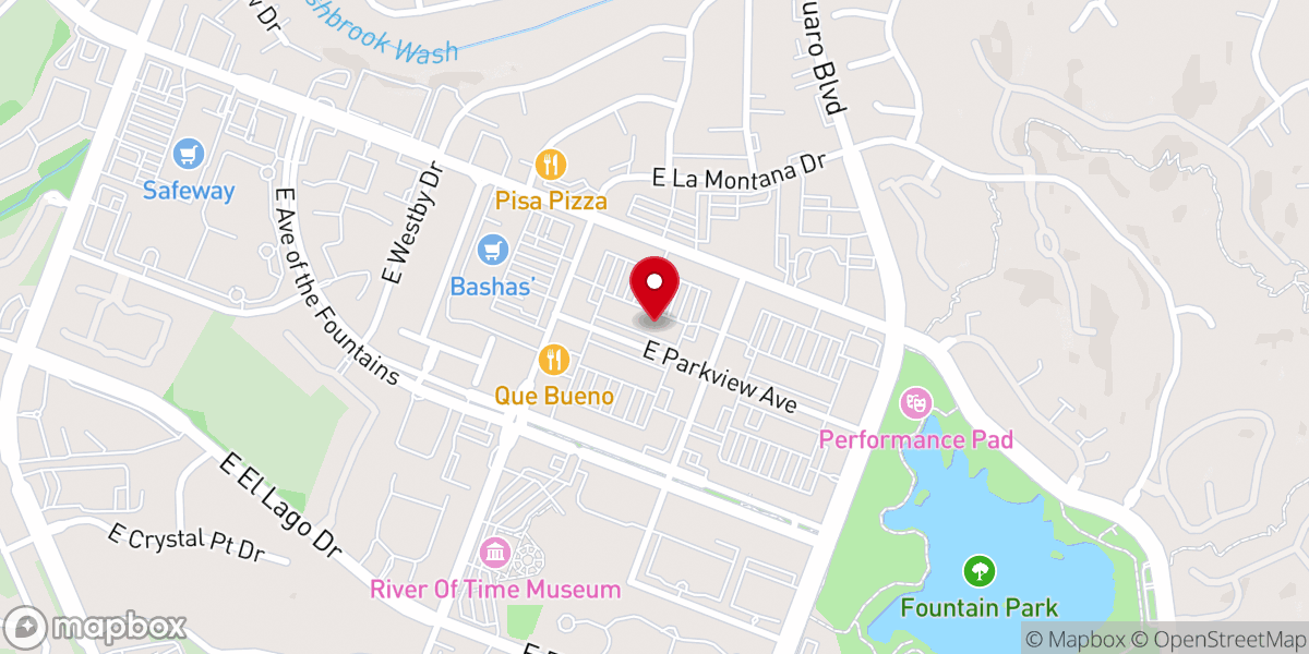 Map showing location of New Journey Lutheran Church