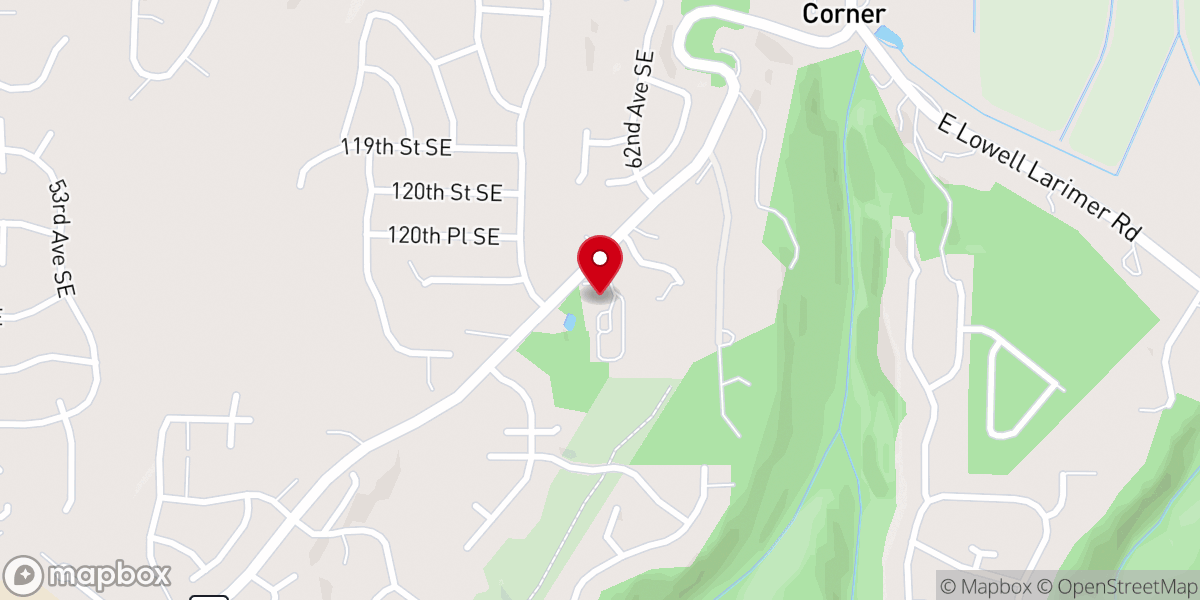 Map showing location of Mountain View Community Church