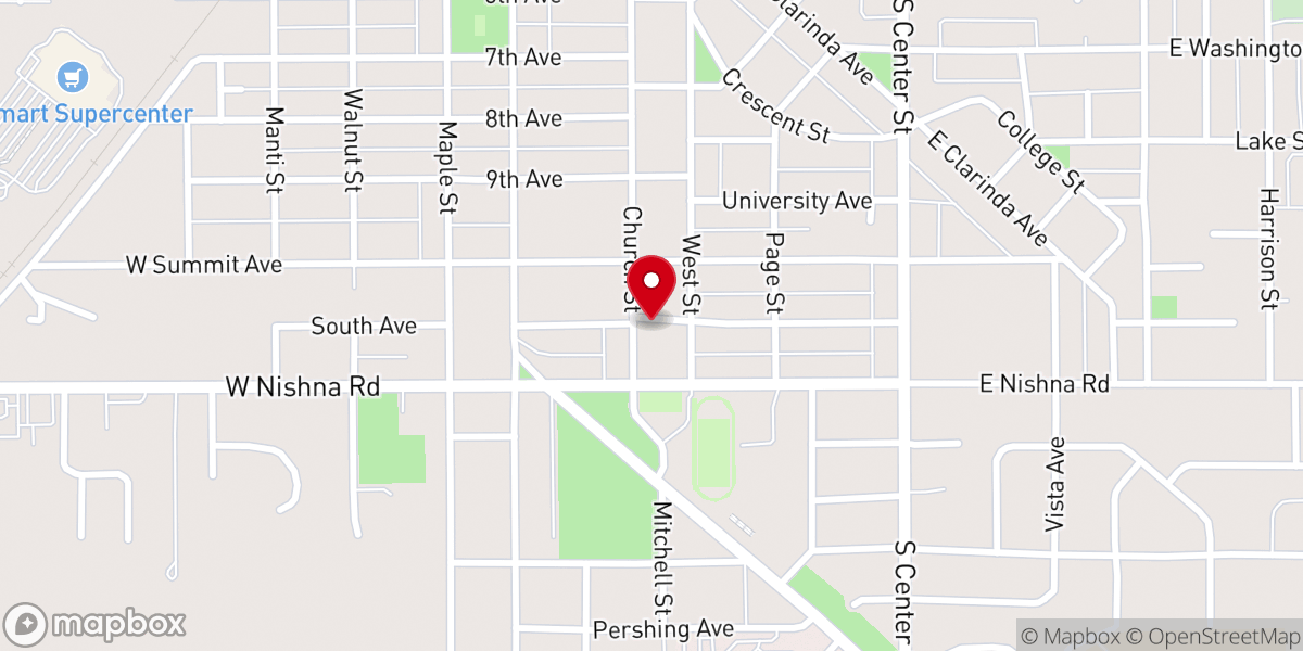 Map showing location of Premier Healthcare of Shenandoah
